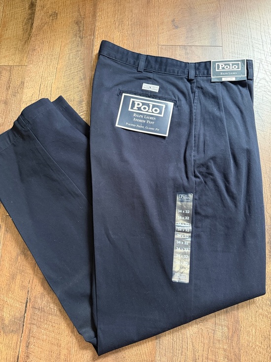 Polo Ralph Lauren Other - Polo by Ralph Lauren Men’s Navy Chino Pants - Classic Flat Front
